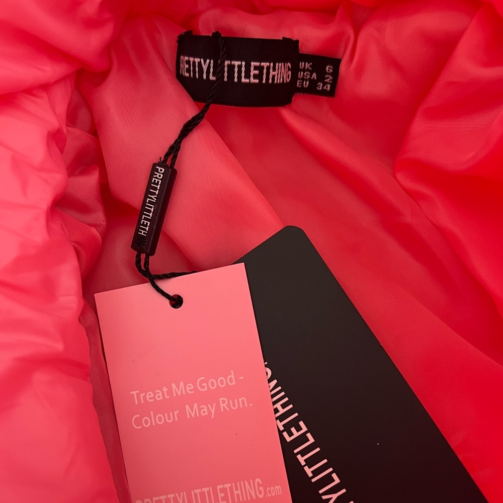 🚩SOLD🚩 Pink Midi Oversized Puffer Coat - Picture 5 of 5